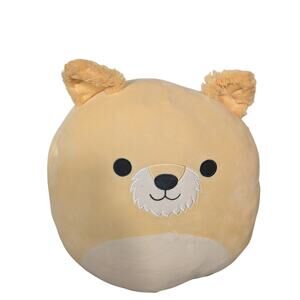 YAY! 14in" Cooper Schnauzer - Puppy Dog - Tan White Squishmallow - 2023